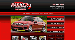 Desktop Screenshot of parkersautosalesllc.com